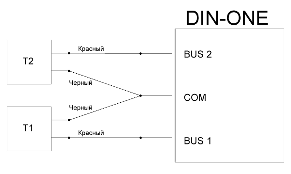 подключение термодатчиков